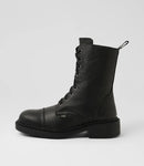 Roc Huron Black Grain Leather Boots