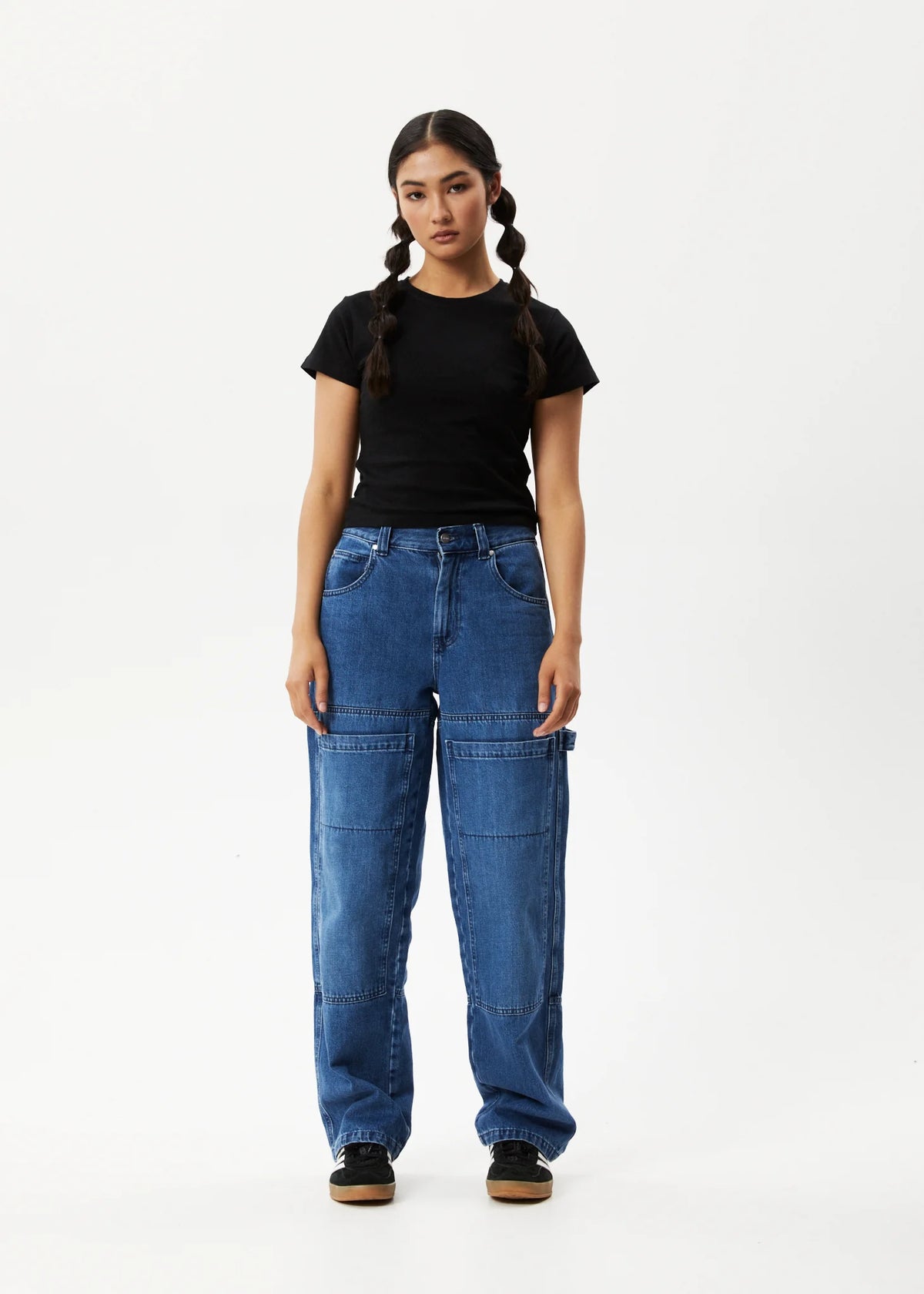 Afends Hemp Baby Tee Carmen Black