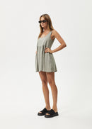 Afends Hemp Jesse Mini Dress Olive
