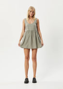 Afends Hemp Jesse Mini Dress Olive