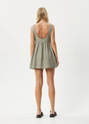 Afends Hemp Jesse Mini Dress Olive