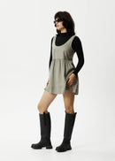 Afends Hemp Jesse Mini Dress Olive