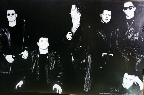 INXS B&W printed in 1990  Poster worn condition