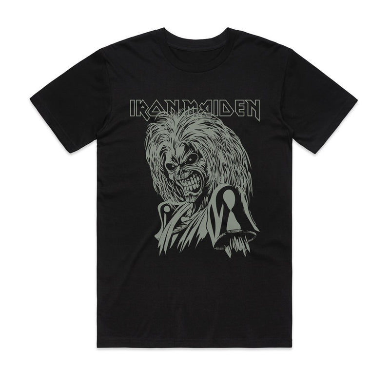 Iron Maiden - Eddie Graphic Cut Unisex T-Shirt Glow In dar