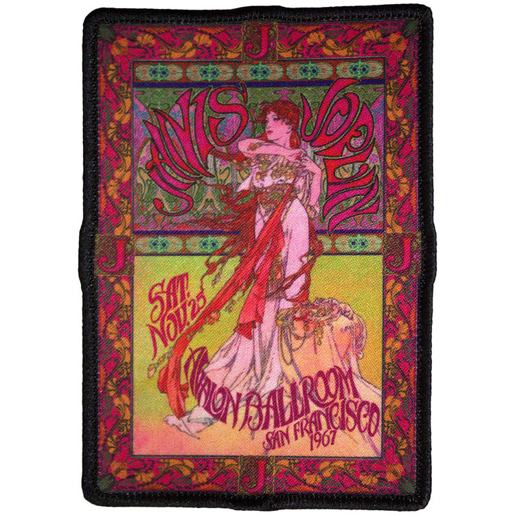Janis Joplin Avalon Ballroom Woven Patch