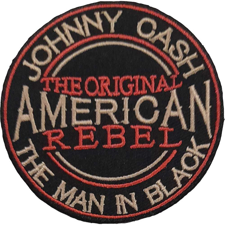 Johnny Cash American Rebel Woven Patch
