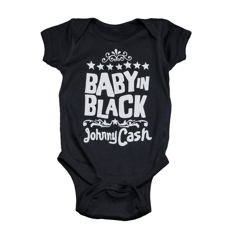 Johnny Cash - Baby in Black Onesie