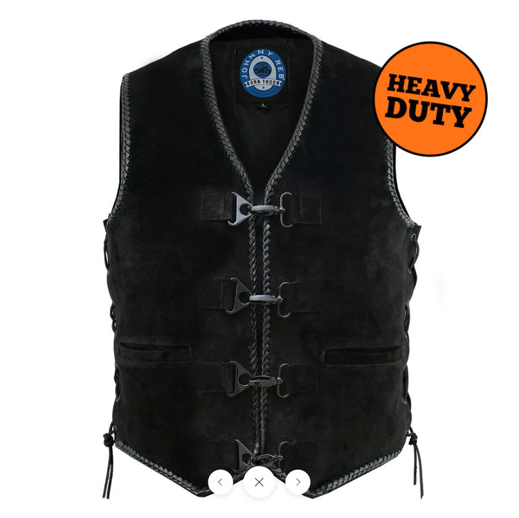 Johnny Reb Bullar Suede Leather Vest