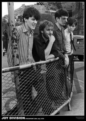 Joy Division Stockport July 1979 Poster