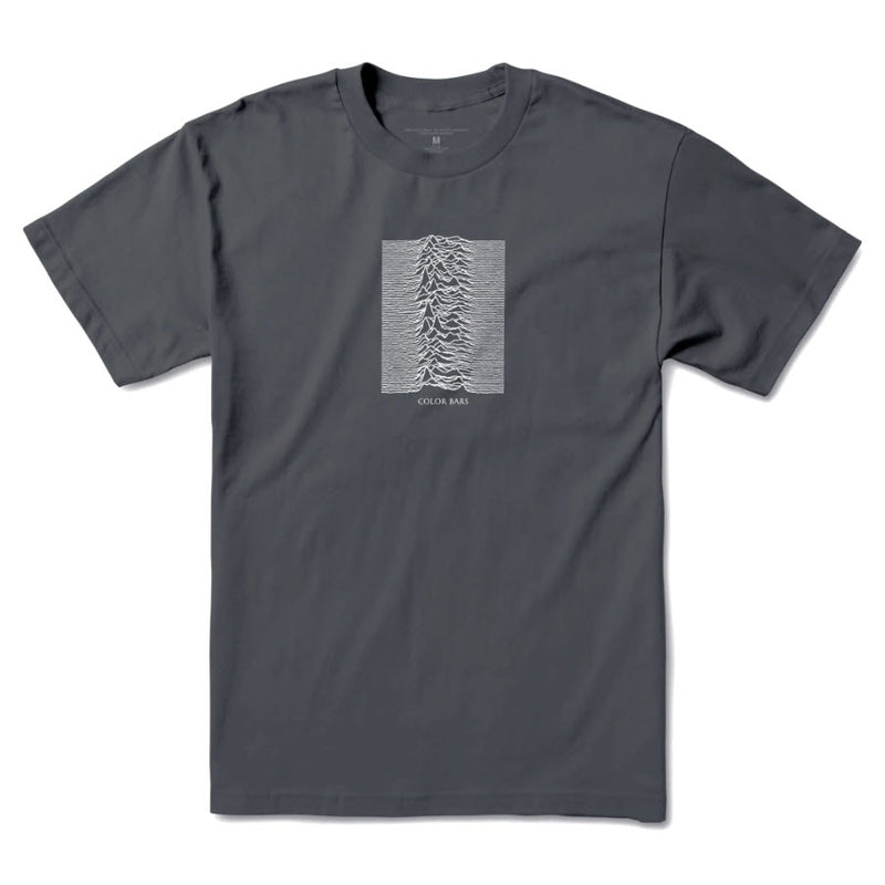 Color Bars X Joy Division Unknown Pleasures Tee - Graphite