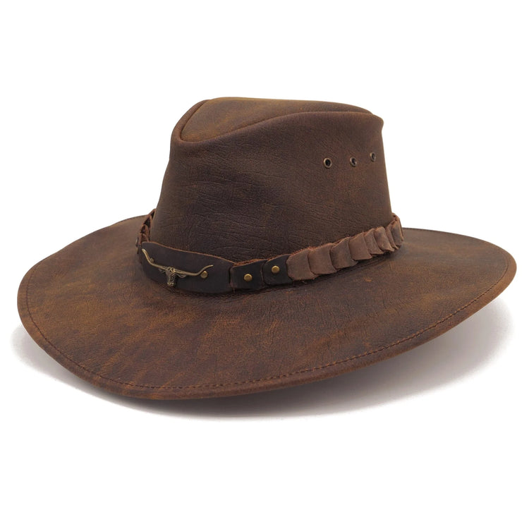 Kakadu - Brumby - Shapeable Leather Hat