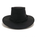 Kakadu - Bushranger - Leather Hat Black