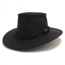 Kakadu - Bushranger - Leather Hat Black