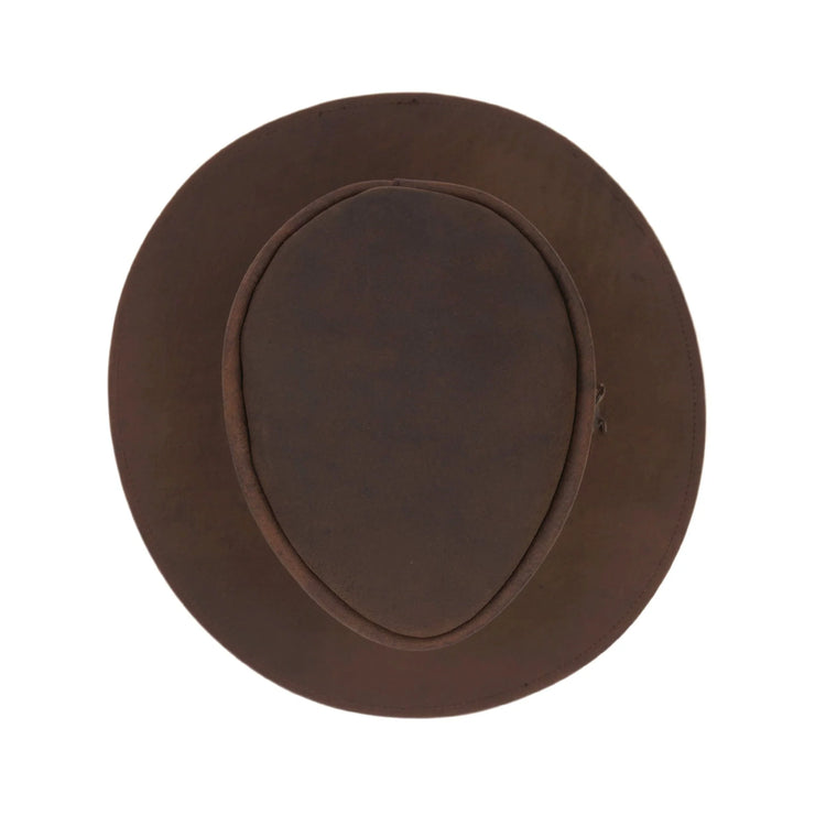 Kakadu - Nullarbor - Leather Hat - Tobacco Brown