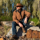 Kakadu - Torana - Shapeable Leather Hat Bark