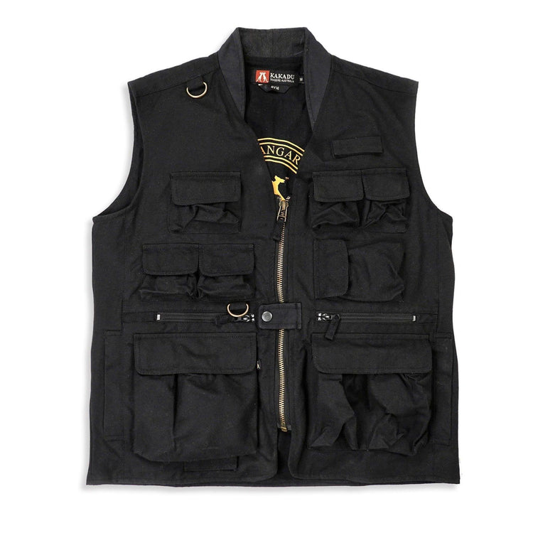 Kakadu Traveller Multi-Pocket Vest Black