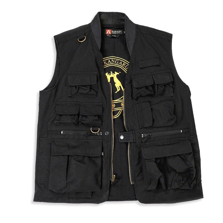 Kakadu Traveller Multi-Pocket Vest Black