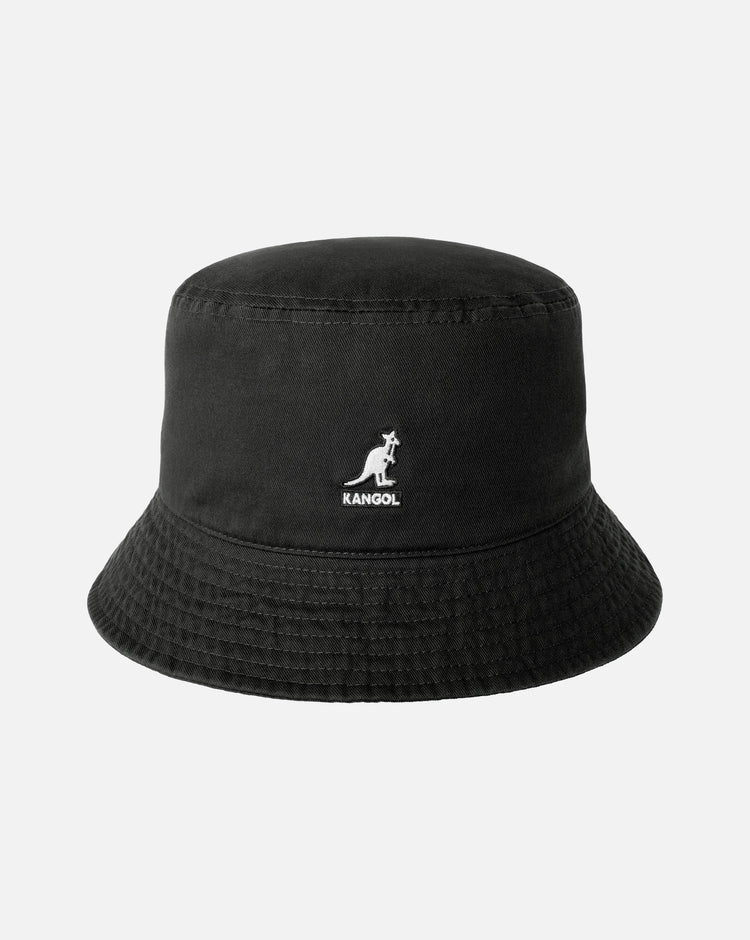 Kangol Washed Bucket Hat Black