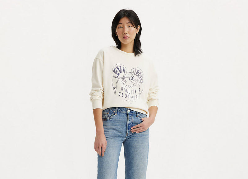 LEVI'S® WOMEN'S GRAPHIC SIGNATURE CREWNECK SWEATSHIRT A7288-0012