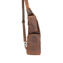 Leather Crossbody Bag Sandel - Harley