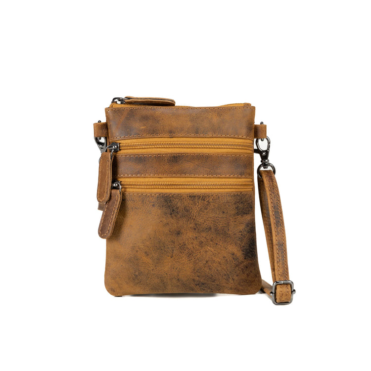Leather Sling Bag Kempsey - Camel