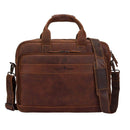 Leather The Apollo Briefcase Sandel Classic Work Travel Bag for Men  Women