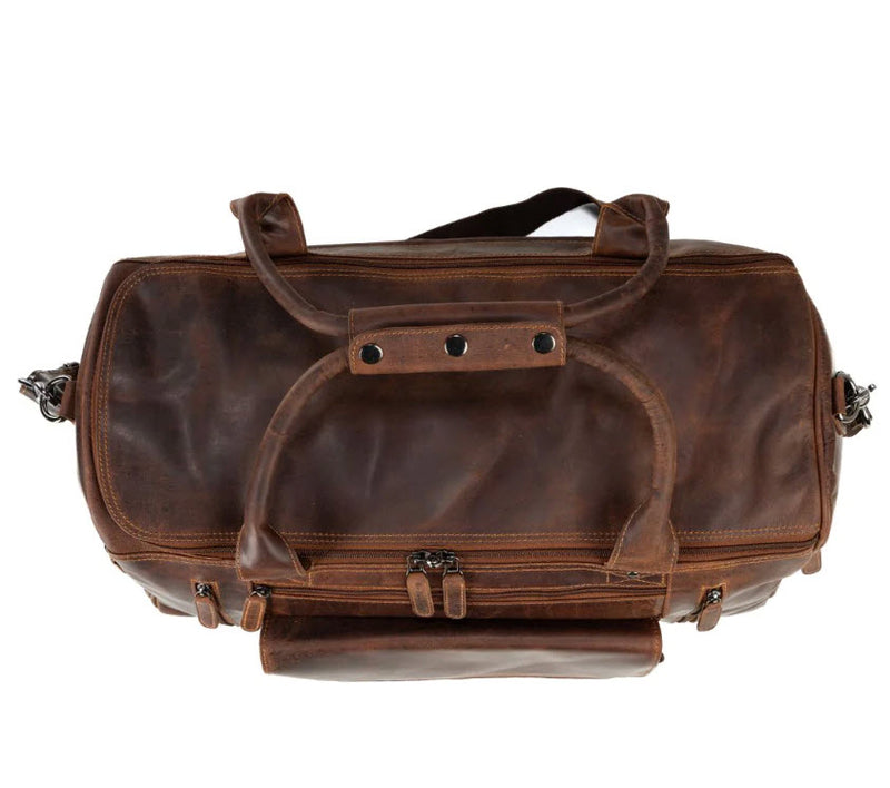 Leather Travel Bag Large