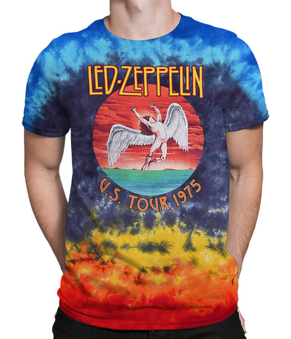 Led Zeppelin Icarus 1975 Tie-Dye Unisex T-Shirt