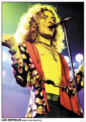 Led Zeppelin Robert Plant Poster March 1975 Poster
