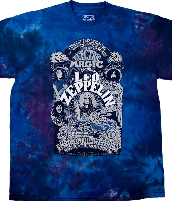 Led Zeppelin Wembley 71 Tie-Dye Unisex T-Shirt