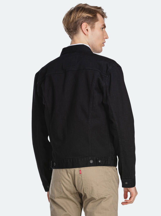 Levi's The Trucker Dark Horse Black Jacket 72334-0403