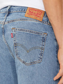 Close-up of a Levi's jeans pocket with brand label.