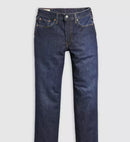 Pair of blue jeans on a white background