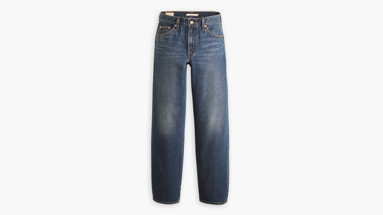 Blue jeans on a white background