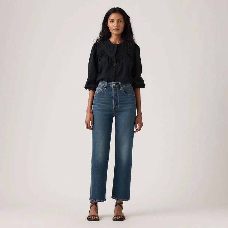 Levi's Women's Ribcage Straight Ankle Jeans 726930281 - Analyze This