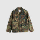 Levi's Camouflage jacket on a light gray background