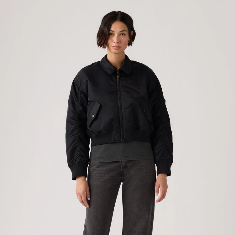 Levi's® Women's Bowie Cropped Bomber Jacket 005AL-0000