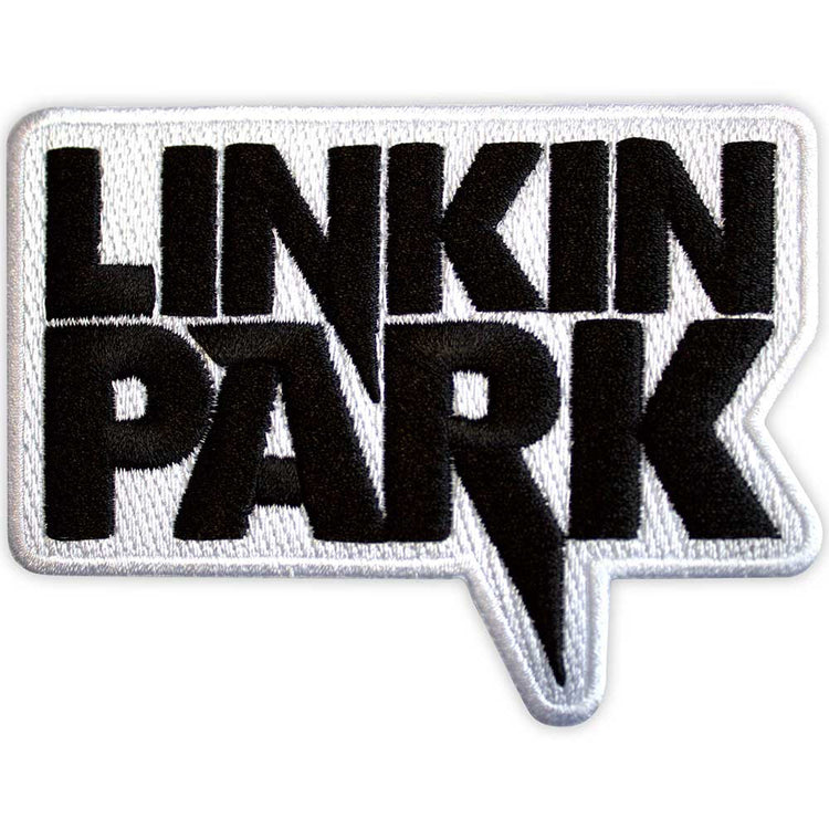 Linkin Park Black Logo Patch White
