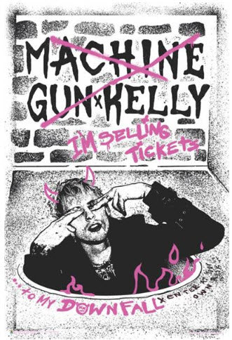 Machine Gun Kelly Downfall Poster