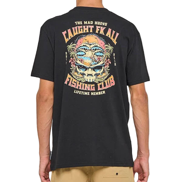 Mad Hueys Caught FK All Skull SS Tee Black