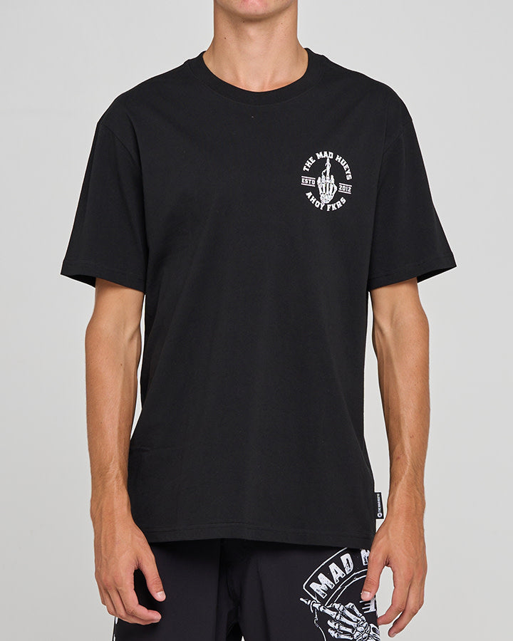 Mad Hueys FKRS Ahoy SS Tee Black