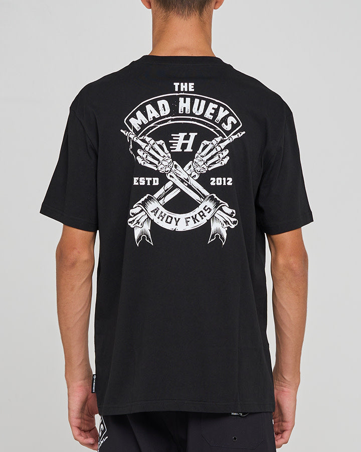 Mad Hueys FKRS Ahoy SS Tee Black