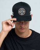 Mad Hueys Surf Hueys Twill Trucker Cap Black