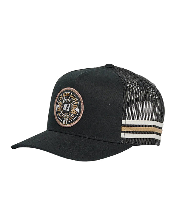Mad Hueys Surf Hueys Twill Trucker Cap Black
