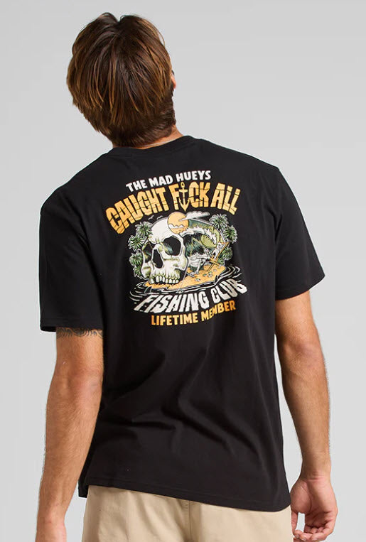 Mad Hueys Caught FK All T-Shirt Black