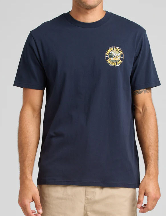 Mad Hueys Caught FK All T-Shirt Navy