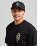 Mad Hueys Twill Trucker Cap Black