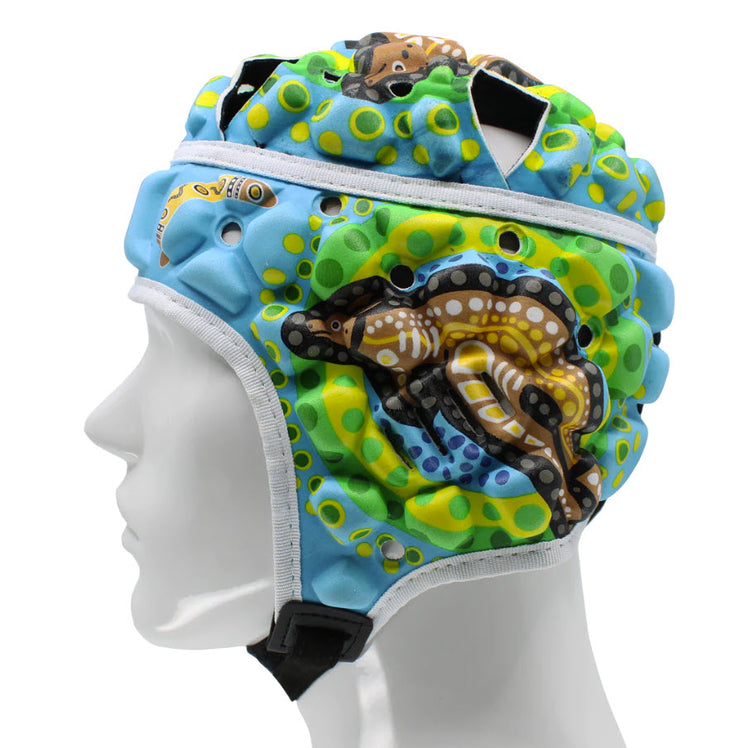 Madison Sport Indigenous Headguard - Blue Green
