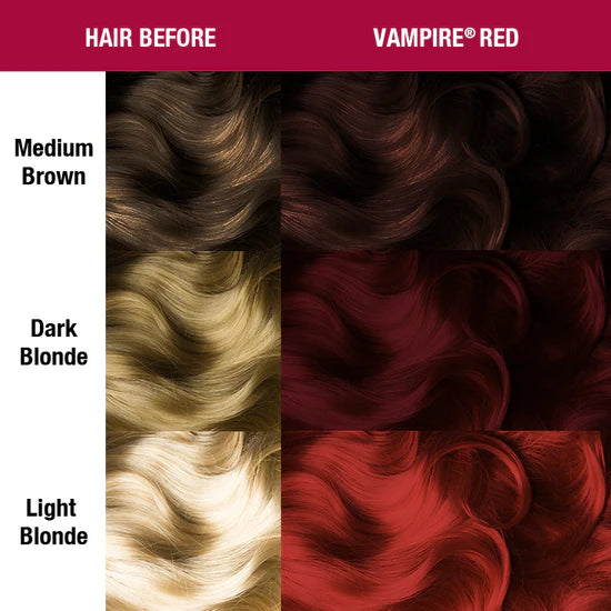 Manic Panic Semi-Perm Hair Color Classic Creme - Vampire Red
