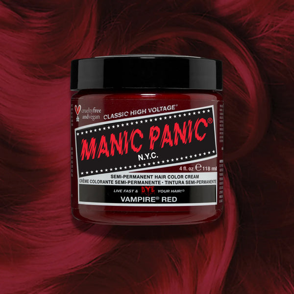 Manic Panic Semi-Perm Hair Color Classic Creme - Vampire Red
